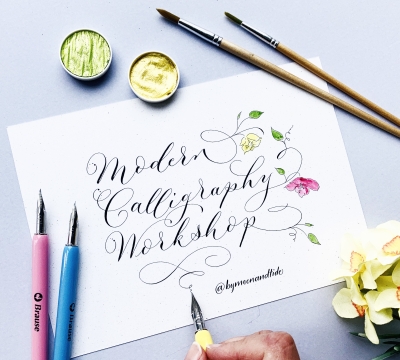 'Mothers' Day weekend ........................Gorgeously Swirly Calligraphy' with Claire from by Moon and Tide 